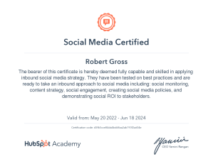 Social Media Certification